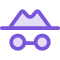 Icon lila Detektiv
